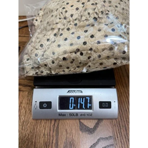 Anthropologie Womens Cream Lace Polka Dot Maxi Dress‎ Size Small Prairie Tiered - Picture 10 of 10